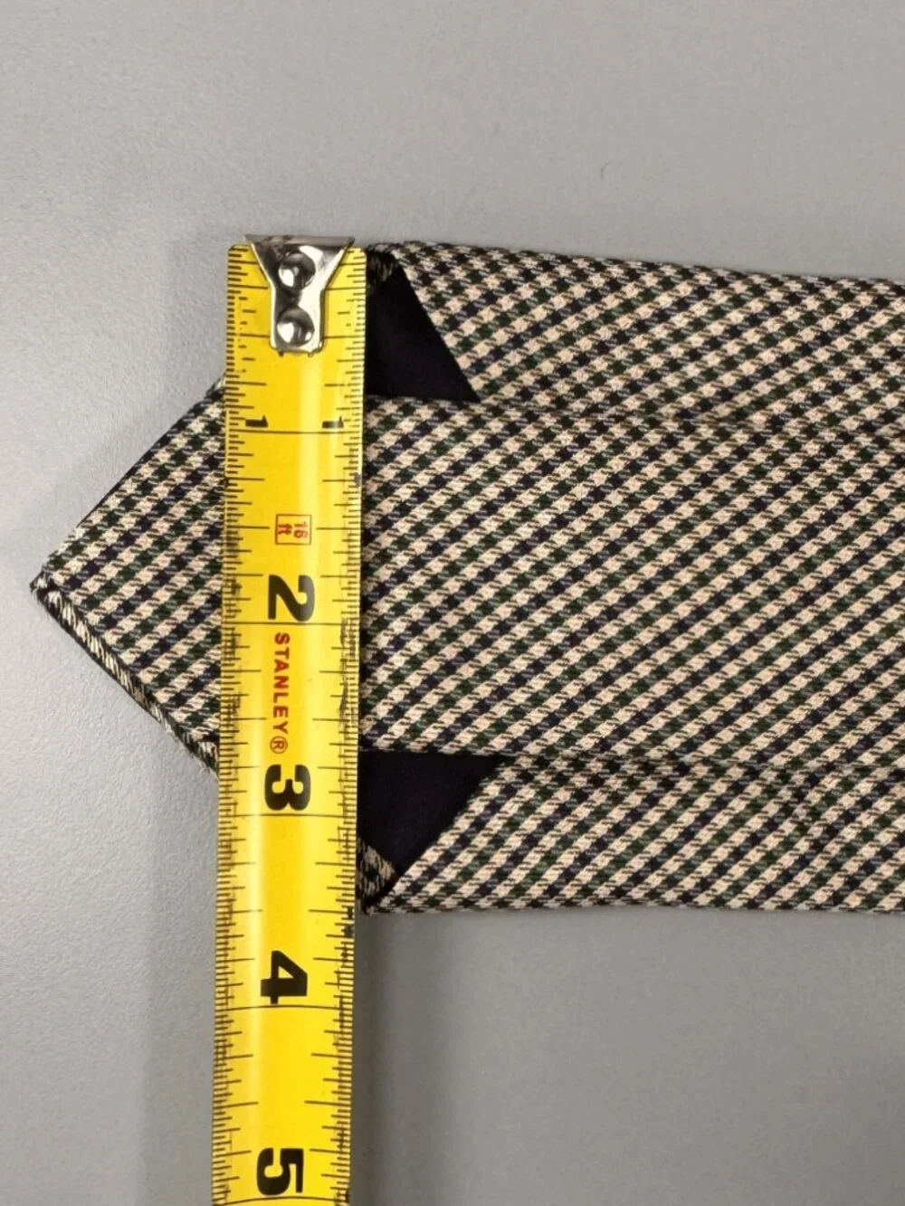 NWT Polo Ralph Lauren Blue Label Green Blue Shepherd Plaid Italy Silk Neck Tie